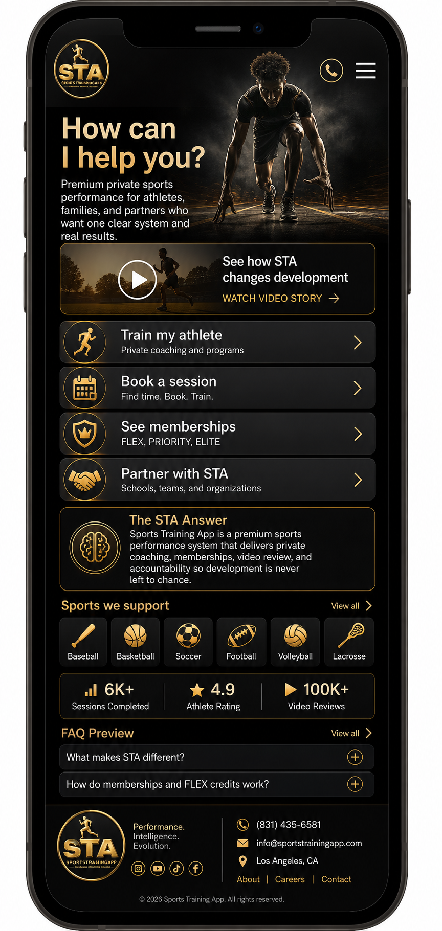Mobile homepage reference
